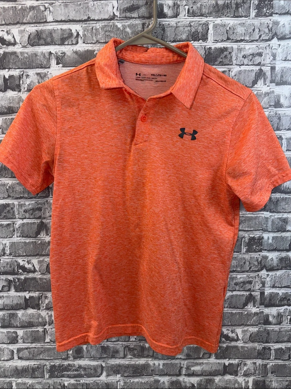 Under Armour Orange Polo Shirt